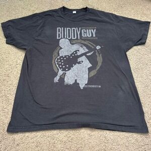 Y2K Black Buddy Guy rock tee